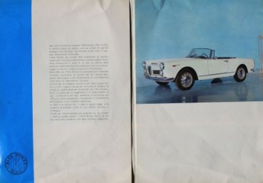 Alfa Romeo 2600 Spider Modelprogram 1962 Carbrochure (1034)